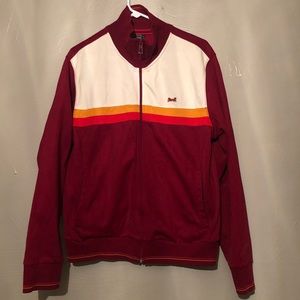 Le Tigre Mens Red & White Track Jacket
